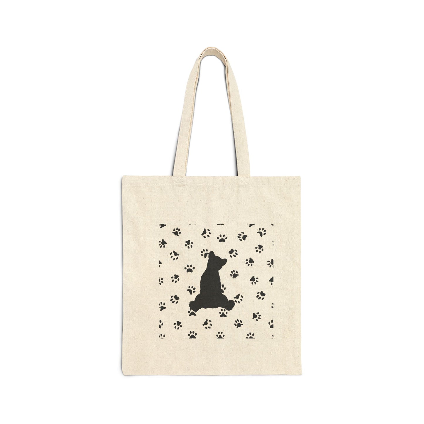 Bear Cub Cotton Canvas Tote Bag